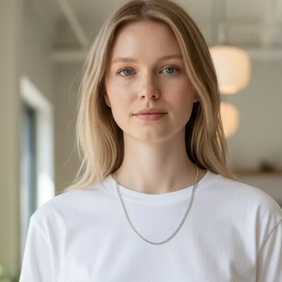 Sterling Silver Classic Chain Bracelet - Picture 2 of 2